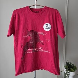 Planeta Toro Men's Red Graphic T-Shirt Sz.XL